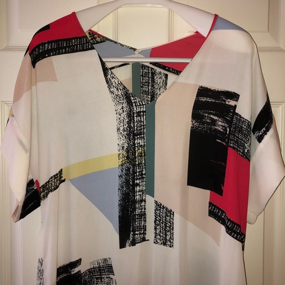 Babaton Modern Art Print Dress - Picture 4 of 7